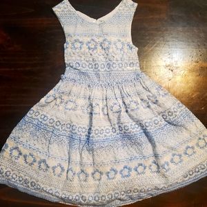 Mayoral lace open back dress